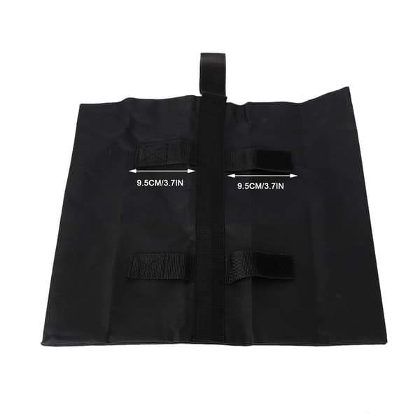Campingtelt Sandsække, Sort, 4-pak, 44x41cm, Kraftig, Vindtæt, Udendørs
