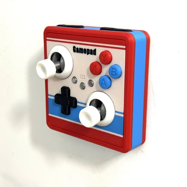 3D-printet retro arkadebryterpanel, type 86, spillkonsolldekor, modifisert joystick-anhengsleketøy