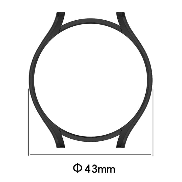 Beskyttelsesetui til Samsung Galaxy Watch 6, Sort, 40 mm, Stødsikkert, PC-materiale