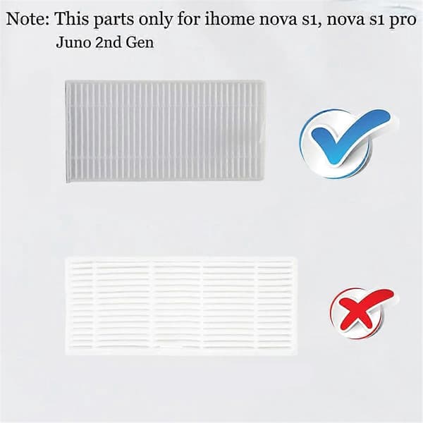 Reservedele til IHome Nova S1 Pro, IHRVS1PRO-3BLK, IHRVS1-3BLKS, IHRV9-BLKS Robotstøvsuger As Shown