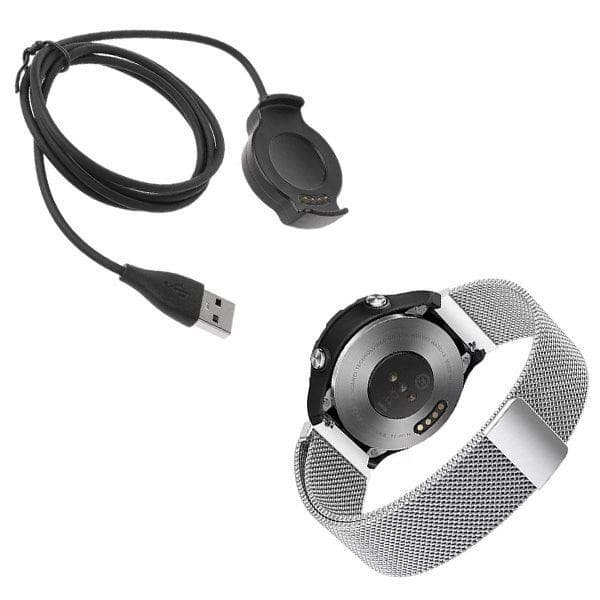 Milanese Loop-armbånd med magnetisk lås til Huawei Watch 2, grå