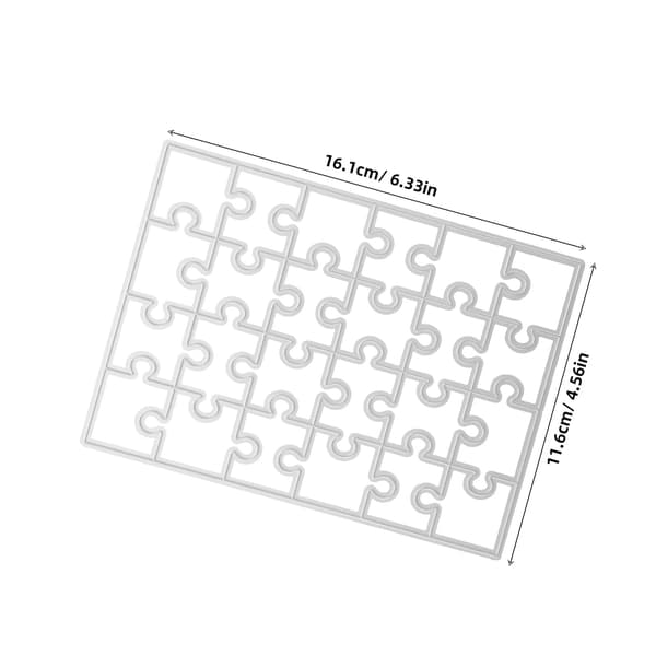 Rektangulär metallskärform, silverfärgat kolstål, för korttillverkning, scrapbooking, prägling