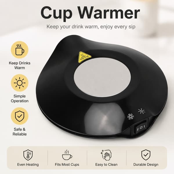 USB-driven koppvärmare och -kylare, elektrisk kaffevärmematta, max 65°C