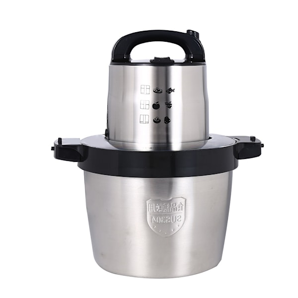RAF Multifunksjonell Elektrisk Hakker i Rustfritt Stål Stor Kapasitet 6L