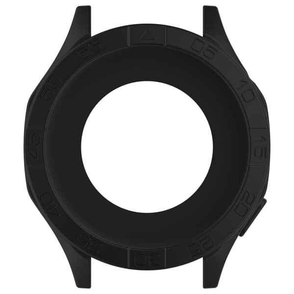 Silikoneetui til Huawei Watch GT5 46mm, GT5 Pro 46mm, GT4 46mm, Sort