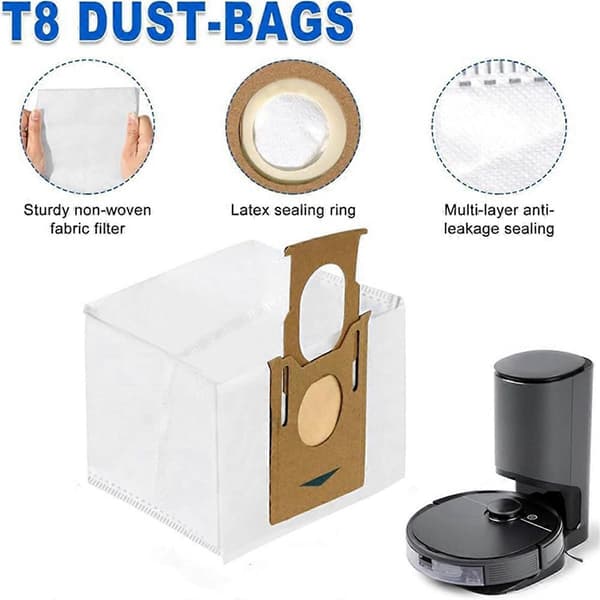 Til ECOVACS T8 MAX/AIVI Robotstøvsuger Tilbehør Moppe Udskiftningsartikler As Shown