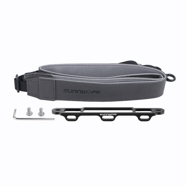 Sunnylife Lanyardholder til DJI RC Controller, Aluminium, Justerbar 62,5-80 cm, Sort