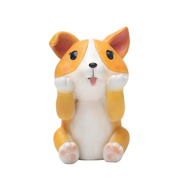 Corgi-eläinlasipidike, hartsi, koristeellinen silmälasiteline
