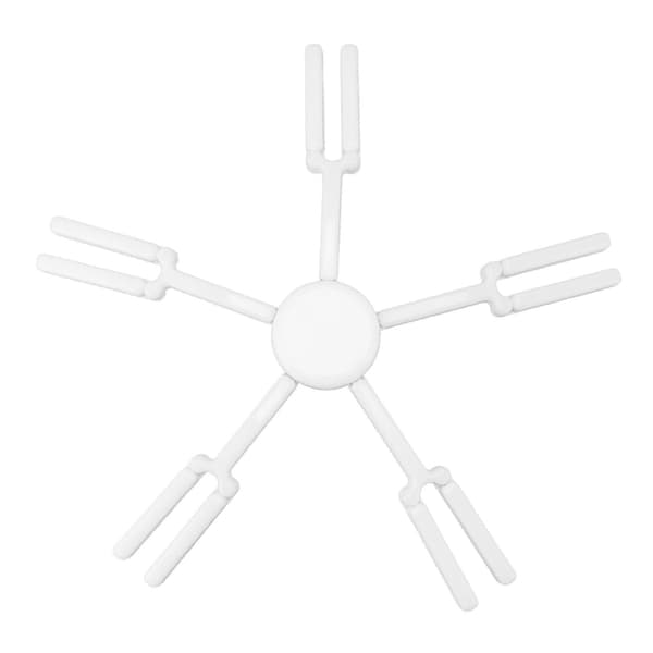 LED Garagelys 6000-6500K, E27 Sokkel, Sammenfoldelig Justerbar, Super Lys Loftlampe 85-265V 5-bracket lights