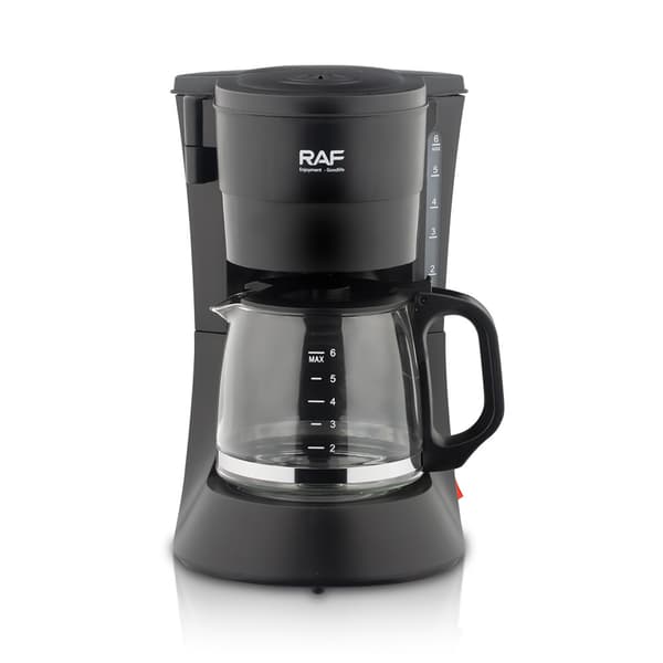 Drypkaffemaskine til hjemmebrug, kaffebrygger EU-adapter til køkken, latte, kontor