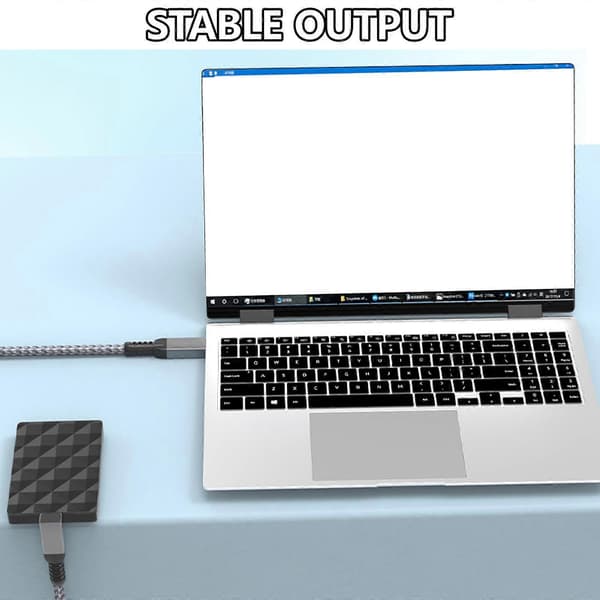 USB C-kabel USB C til USB C Fleksibelt kabel understøtter ThunderRate 4/3, USB4, PD 240W hurtig opladning, 8K video, 40 Gbps data 0.5m
