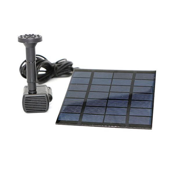 Solar Springvandspumpe, Sort, Udendørs Havevandfunktion, Mikro Damdekoration