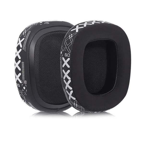 Øreputer til Logitech G633 G933 Headset, Kjølende Gel Minneskum, Pustende, Svart