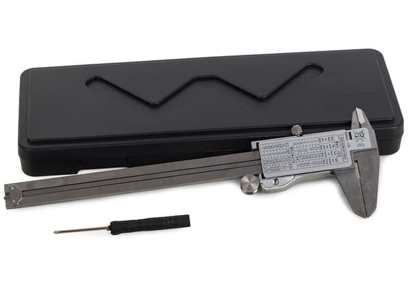 Digital skyvelære 0-150 mm, rustfritt stål, 0,02 mm nøyaktighet, elektronisk mikrometer