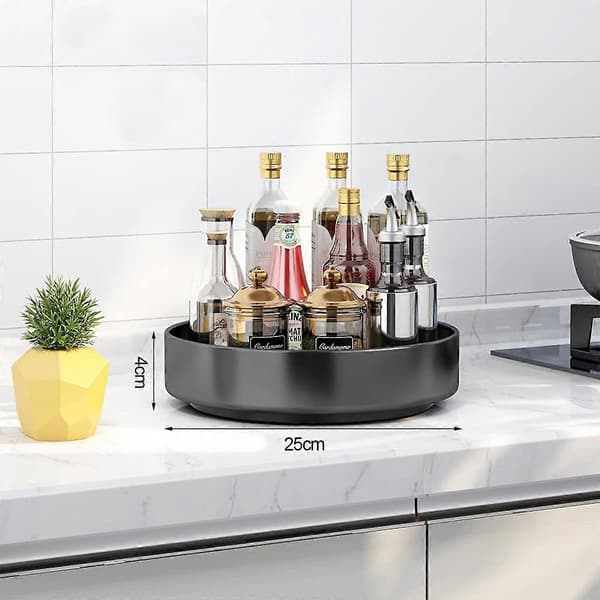 Roterande kryddställ, vridbar organizer, 25 cm, för kök, badrum
