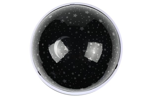 Stjerneprojektor nattlys, roterende 360°, LED, barnerom, babyrom