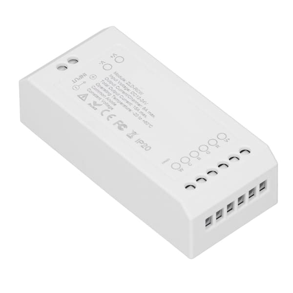 Zigbee LED Strip Controller, RGB+CW, DC12-24V, Smart Home, App-styring