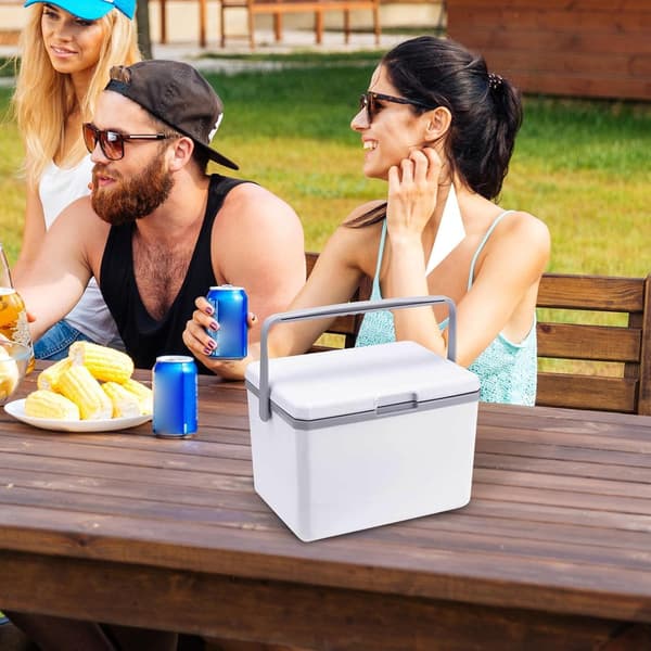 Bærbar campingkjøler 5L – Isolert kjøleboks for BBQ, piknik