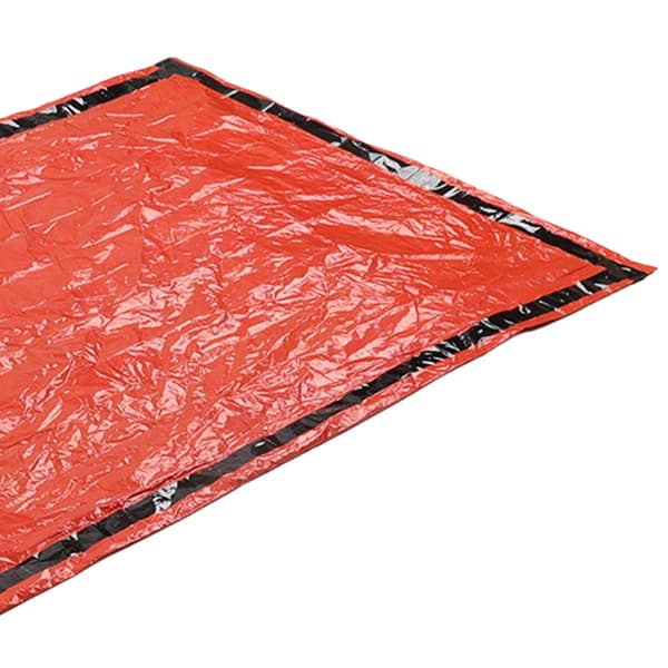 Nødsovepose, PE aluminiumsfolie, utendørs overlevelsesmummipose for camping og reise