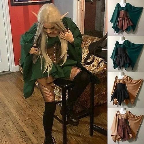 Langærmede strikkede kjoler til kvinder efterår vinter kvinder Casaul ensfarvet langærmet pullover turtleneck sweater kjoler 2XL