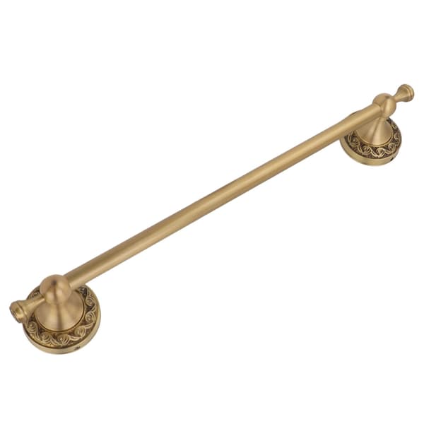 Kobber Retro Håndklestativ, 40cm, Plassbesparende, Vippesikker, Enkelt Håndklestang for Bad