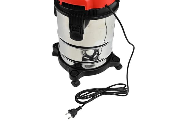 Våtdammsugare 1200W 15L 8-delar, Rostfritt Stål, Blåsfunktion, Matta & Hårt Golv