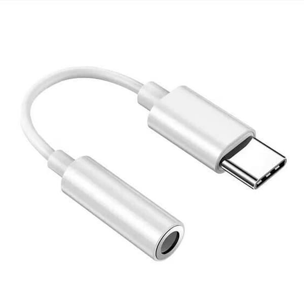 USB C til 3,5 mm hovedtelefonstikadapter, lyddongle til iPhone 15/16, Galaxy S24, iPad Pro, Pixel