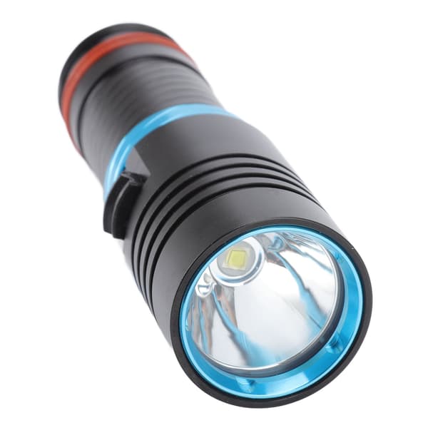 5000LM sukelluslamppu, IPX8 vedenpitävä 100m, portaattomasti himmennettävä L2 LED, sukellusvalo