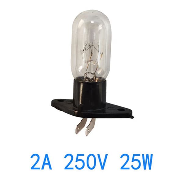 Mikrobølgeovn Pære 2-pak, 250V 2A Erstatning, Universal Kuglelampe