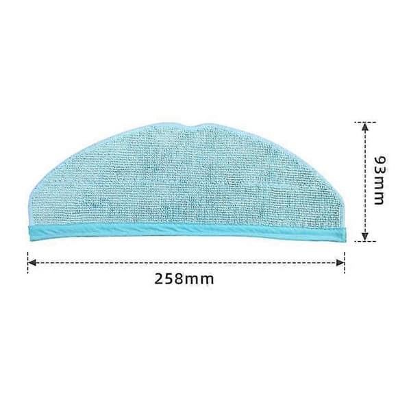 10 STK. Egnet til 8090 9090 Fejerobot Tilbehør Moppe Rengøringsklud Blue 10pcs
