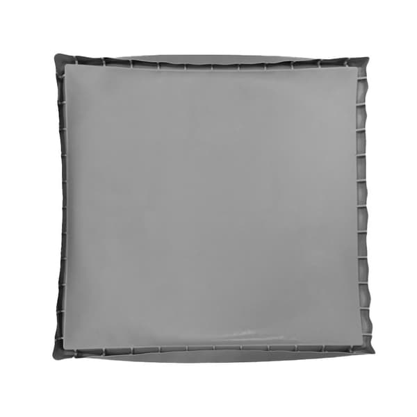 Silikone vaskemaskineunderlag, skridsikker vibrationsdæmper, grå, 60x60cm