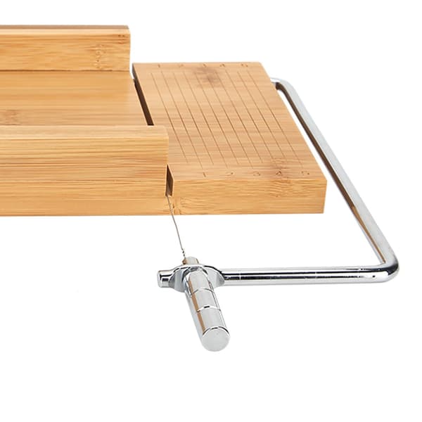 Bambussåpekutter, DIY-verktøy for kutting av stearinlys, sjokolade, mat, trepanel