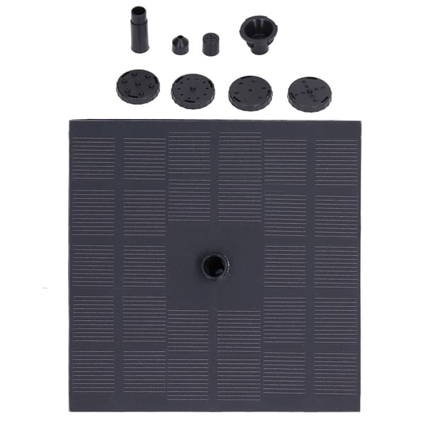 Solvattenpump, Fyrkantig Flytande Fontän, Monokristallint Kisel, 7V 1.4W, Utomhus Vattenlandskap