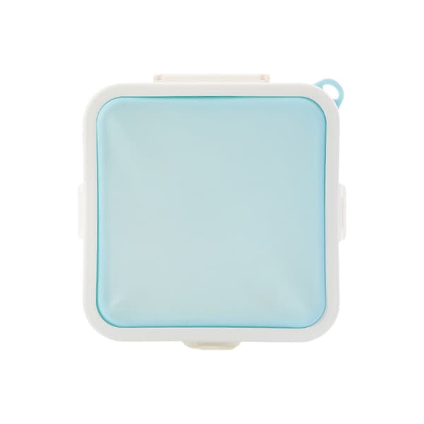 Bærbar Pizza Sandwich Matboks, Blå, Utendørs Piknik Bento for Barn, 16oz