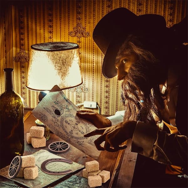 Western bordpynt 24-dele, heldige hestesko bryllupsgaver, cowboydekorationer