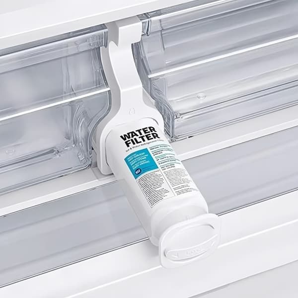 Kjøleskap Vannfilter Kompatibelt med Samsung DA97-17376B, DA97-08006C, Kokosnøttskall Karbon, Hvit White (2 pieces)