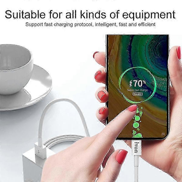 IVON CA70 Micro USB hurtigopladningsdatakabel, længde: 1m 2025