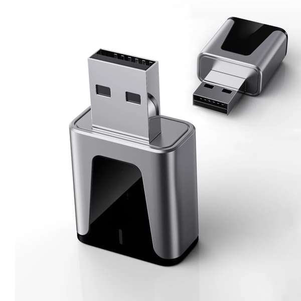 2-i-1 Trådløs Apple CarPlay og Android Auto-adapter, Mini, Plug & Play