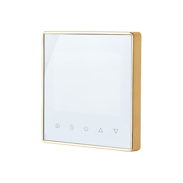 Smart programmerbar termostat för AC, vatten- och golvvärme, AC220V, guld