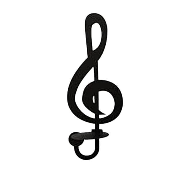 Sort musiknode væglampe, 4-delt sæt, musiknode væglampe til soveværelse stue
