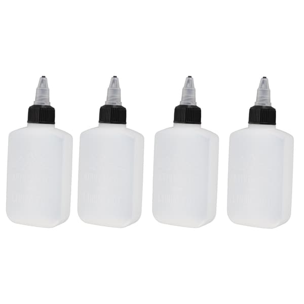4 stk 100ML Krydderflasker, Bærbar Forseglet Oljedispenser for BBQ Camping