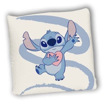 Disney Lilo & Stitch Pyntepude 40x40 cm, Blød Polyester, Pude til Fans
