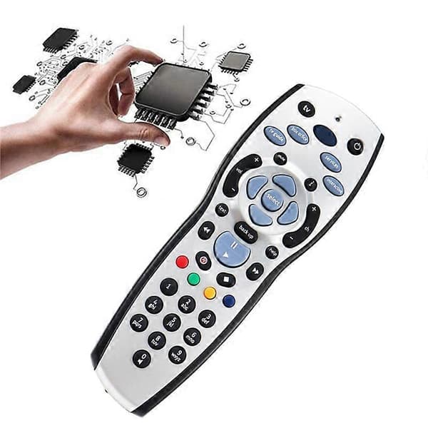 Erstatningsfjernkontroll Sky+HD Rev 9F for alle Sky HD-bokser Silvery