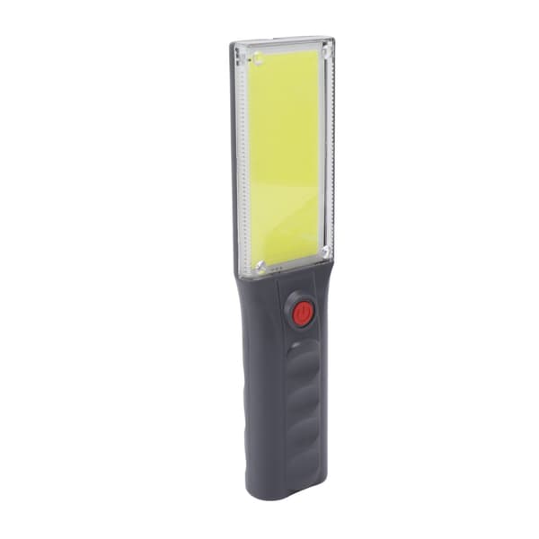 Oppladbar LED-arbeidslampe, magnetisk, COB-panel, bærbar med hengekrok, høy lysstyrke