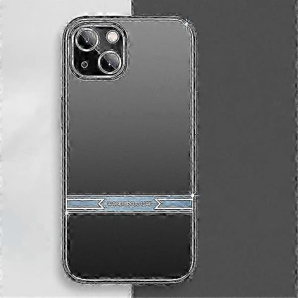 Telefoncover til Apple Classic Series iPhone 14 Pro Max iPhone 14 Pro iPhone 14 iPhone 13 Pro Max 12 11 SE 2022 X XR XS Max 8 7 iPhone 14 Max Bumpe Blue-Black iPhone 12 Pro Max