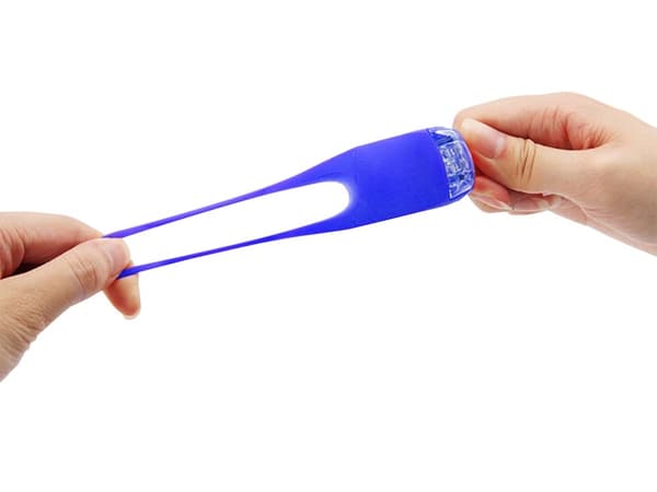 2 LED Cykellampor, Blå, Silikon, Vattentät, Främre Cykellampset om 2