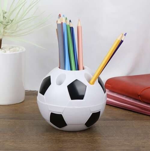 Fotball Blyantholder, Skrivebordsorganisering, Pennekopp, 5 Hull, Kontoroppbevaring