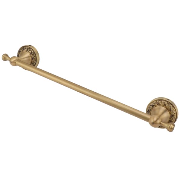 Kobber Retro Håndklestativ, 40cm, Plassbesparende, Vippesikker, Enkelt Håndklestang for Bad