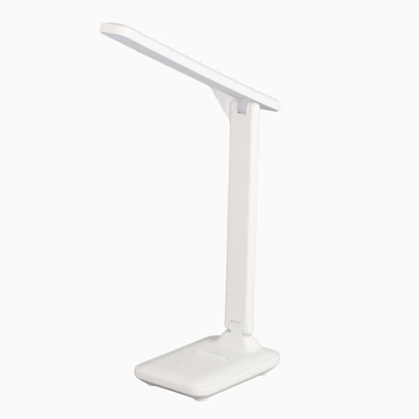 LED-skrivbordslampa, touchdimmer, ögonskydd, 180° fällbart stativ, plug-in, lärande