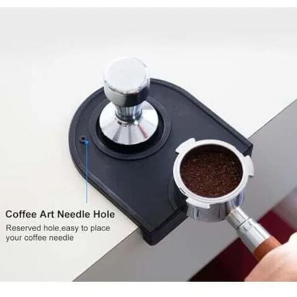 Espresso Tampermatte, Kaffetampermatte, Sklisikker Silikon, Baristatilbehør